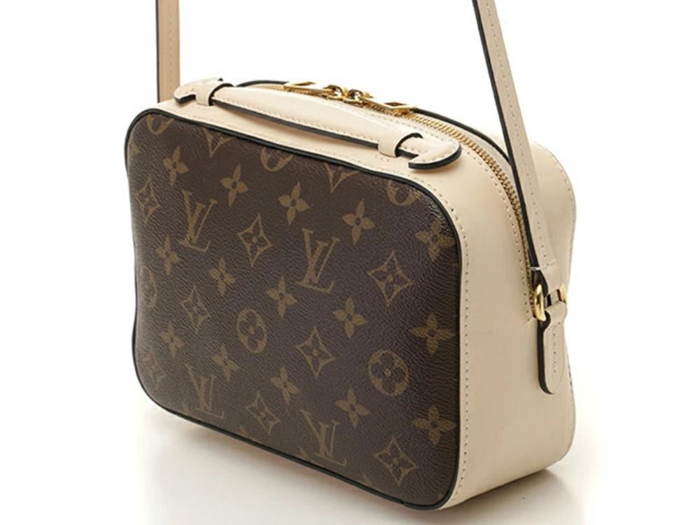 Louis Vuitton Shoulder Saintonge Monogram Bag Brown